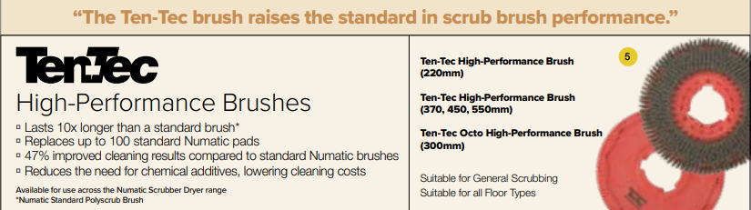 TEN-TEC 17" HIGH PERFORMANCE BRUSH